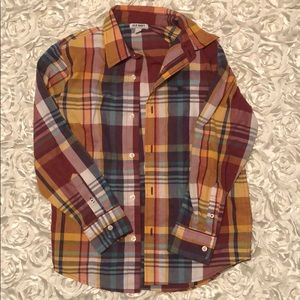Boys large (10/12) Plaid button down